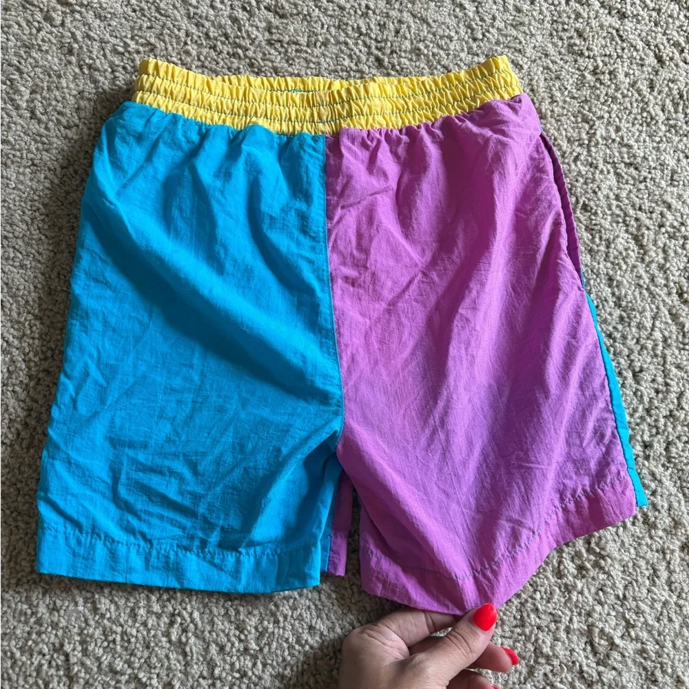 Pooh vintage boys nylon swim trunks size 6